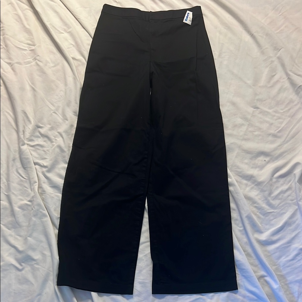Black Express Women's Pants cropped wide leg